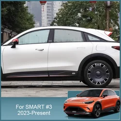 자동차 차양 UV 보호 커버, SMART #3 2023-present 사이드 윈도우 커튼, 선 쉐이드 바이저 매트, 앞 유리, 자동차 액세서리