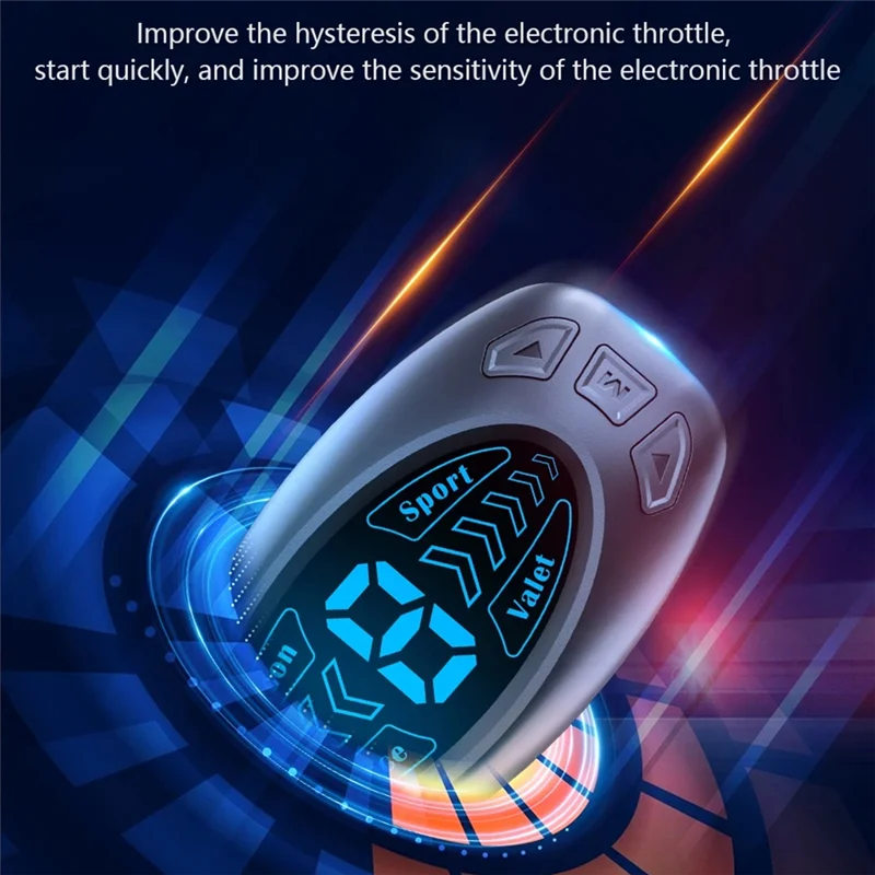 SANQ F5 سيارة الإلكترونية وحدة تحكم بدواسة الوقود مسرع ضبط للسيارة 10 محركات أقراص سباق مسرع معزز قوي (أ) Durab