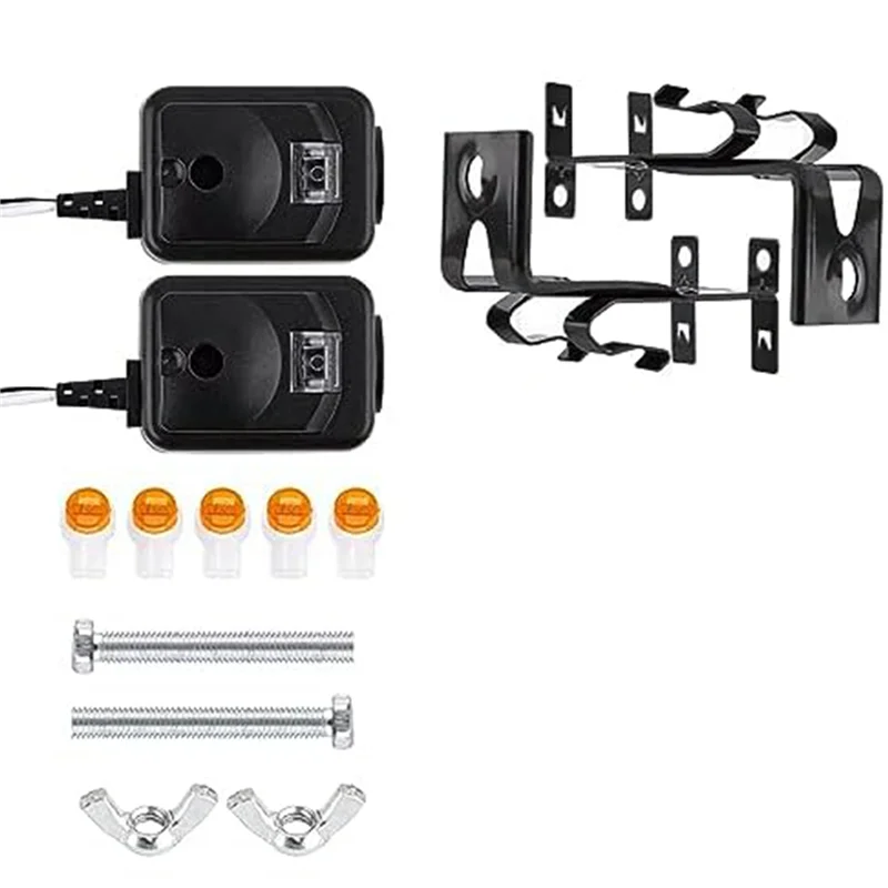 BNVN-2X 820CB Garage Door Safety Sensor & Brackets Replacement Kit For 41A5034/ G801CB-P/801CB/041-0136