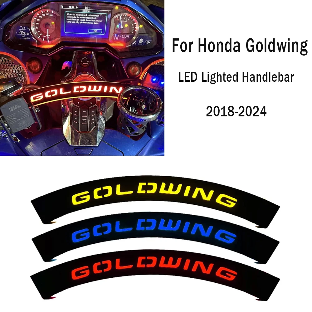 

2018-2025 Goldwing 1800 LED Lighted Handlebar For HONDA Gold wing 1800 GL1800 Motorcycle Handle Light Accessory