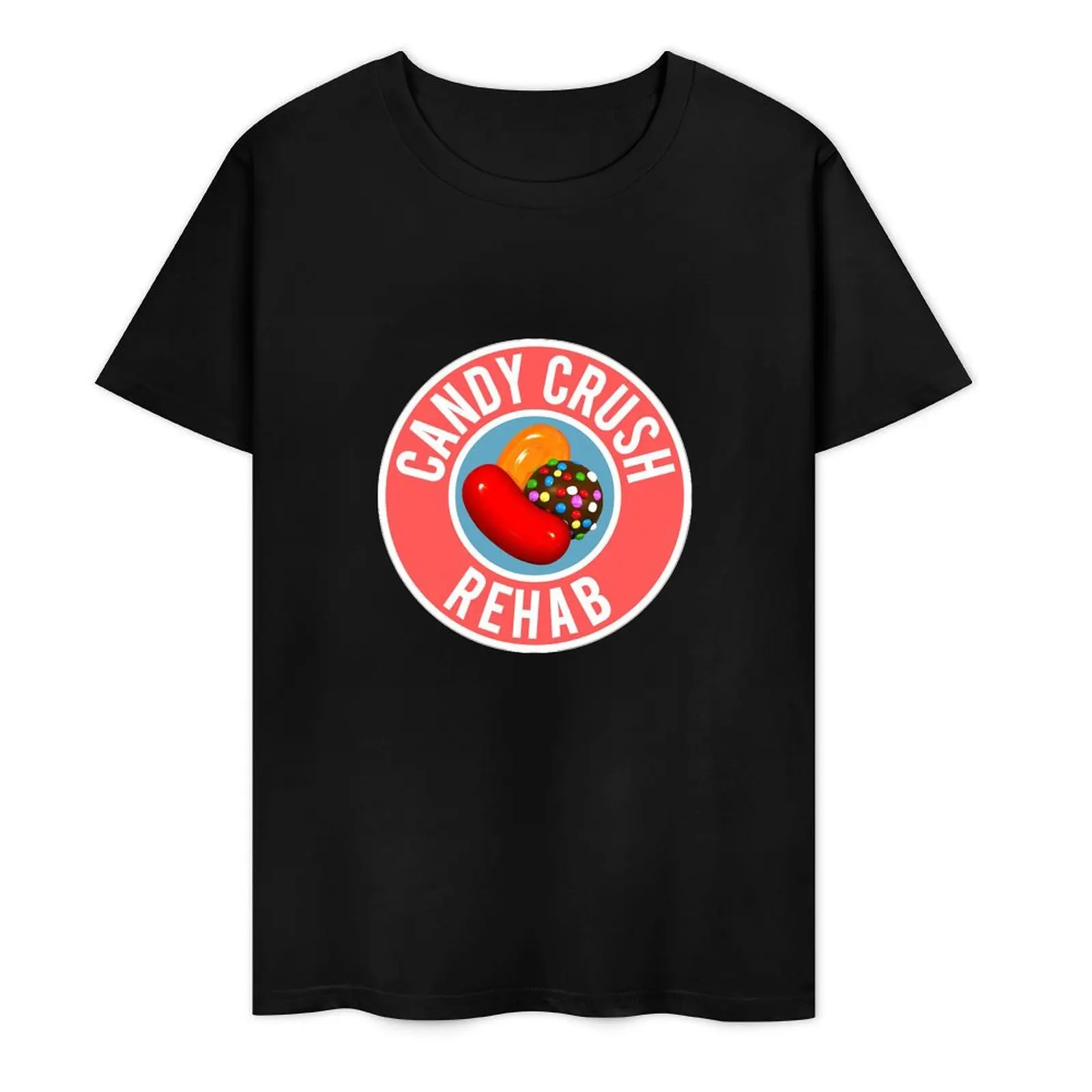 

Candy Crush Rehab T-Shirt summer tops shirts graphic tees Men's clothing