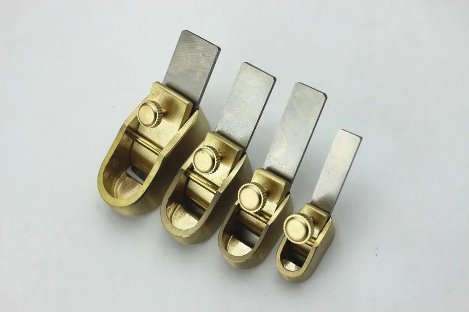 4pcs New Brass Mini Planes Violin Cello Making Tools Carpentry Planes