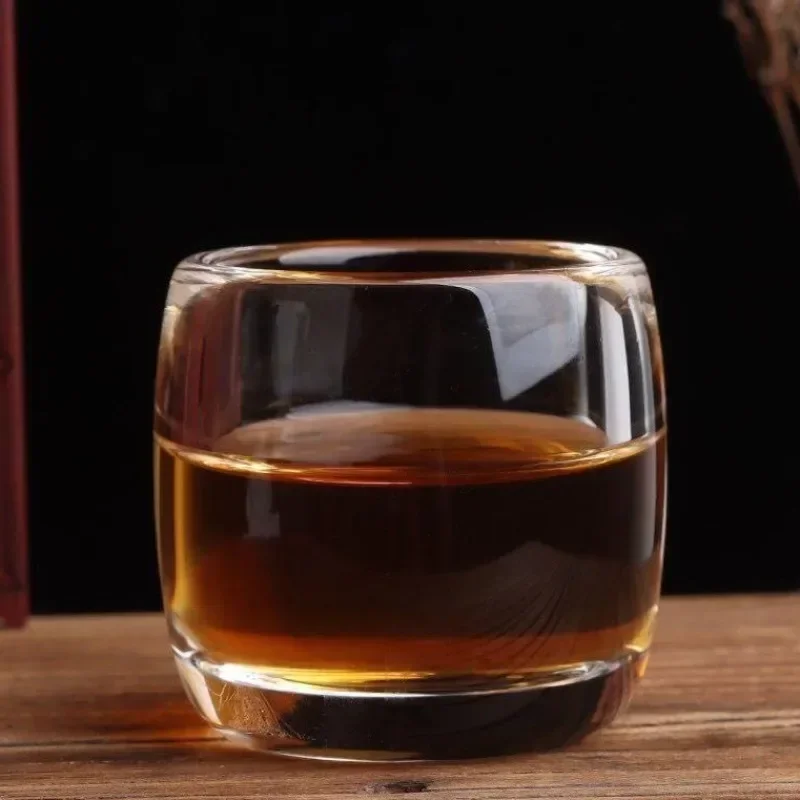 1/2/3/4/6pcs Set 80ml Crystal Glass Tea Cups Thickened Transparent Master Cup Wholesale Mugs Gifts for Wedding Elegant Teaware