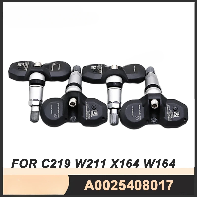 

4 шт. датчик контроля давления в шинах TPMS для Mercedes-Benz C219 W211 X164 W164 V251 W221 R230 433 МГц A0025408017