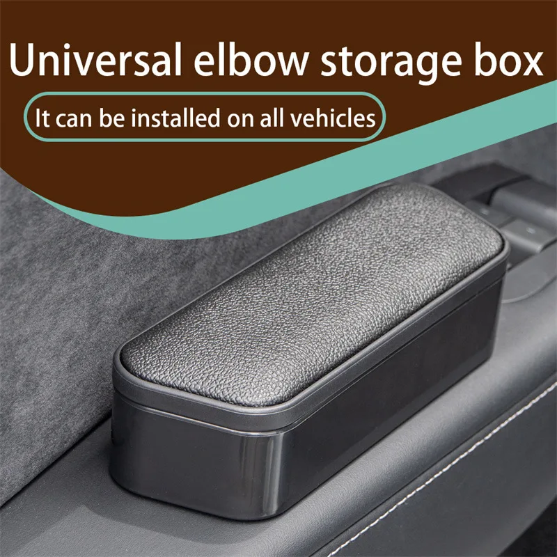 Almohadilla de Soporte para Apoyabrazos de Puerta de Coche, Altura Ajustable, Reposabrazos Universal para Puerta de Auto, Organizador Interior Oculto, Almohadilla para Apoyabrazos