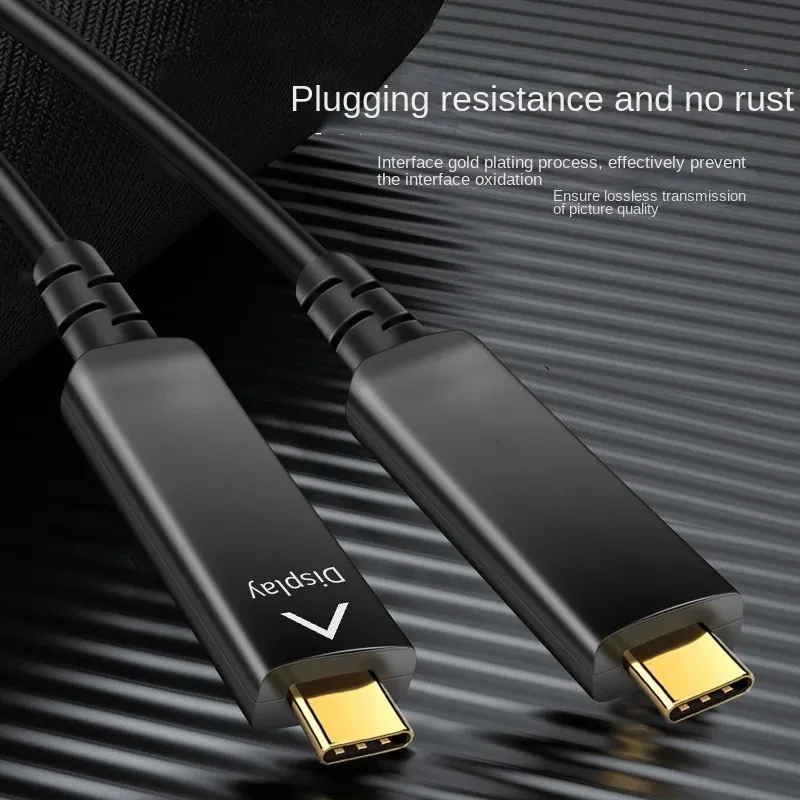10Gbps USB 3.2 Gen 2 Type C Active Optical Fiber Cable for iPhone Fast Charging Camera Oculus Link Quest 1/2 Steam VR 5m 10m 15m