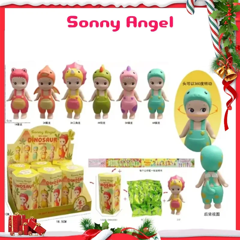 Sonny Angel Toy Figure Dinosaur Series Anime Figures Ornaments Toys Christmas Gift Desktop Ornament Christmas Toy Gifts