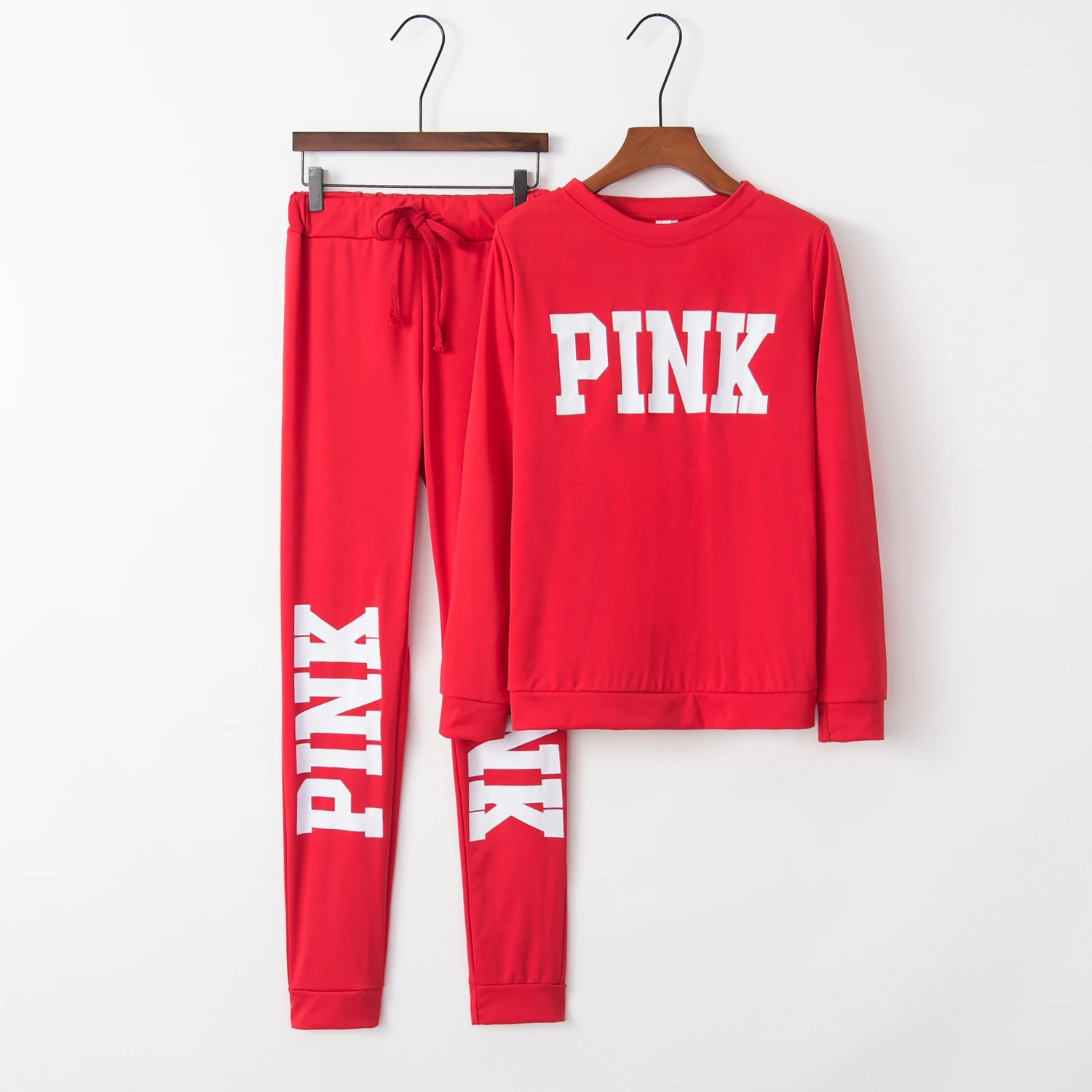 Women's Slim-Fitting Two-Piece Sportswear Set Sexy Letter Print Quick Dry Comfortable Fitness Clothing with Size Chart