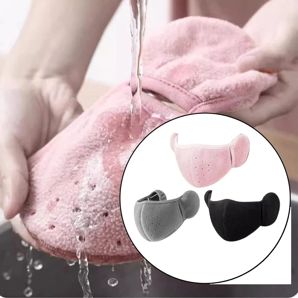 

Winter Earmuff Polar-Fleece Thickened Windproof Cold Proof Breathable Ear Protection Cover For Outdoor Sports Cycling Warm Parts