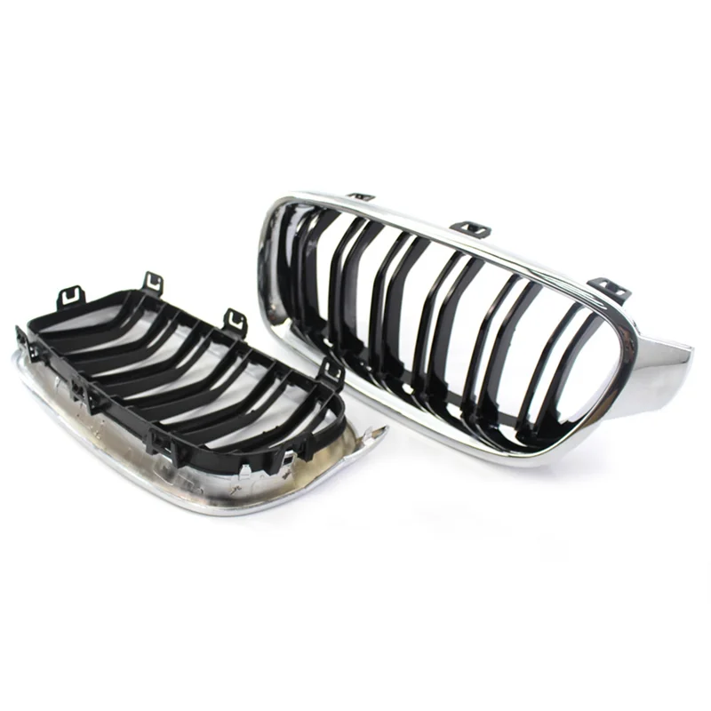 AB61-腎臓交換フロントグリルデュアルスラット BMW 3 シリーズ F30 F31 2012-2018 51130054493 51130054494 51137263482 511372634