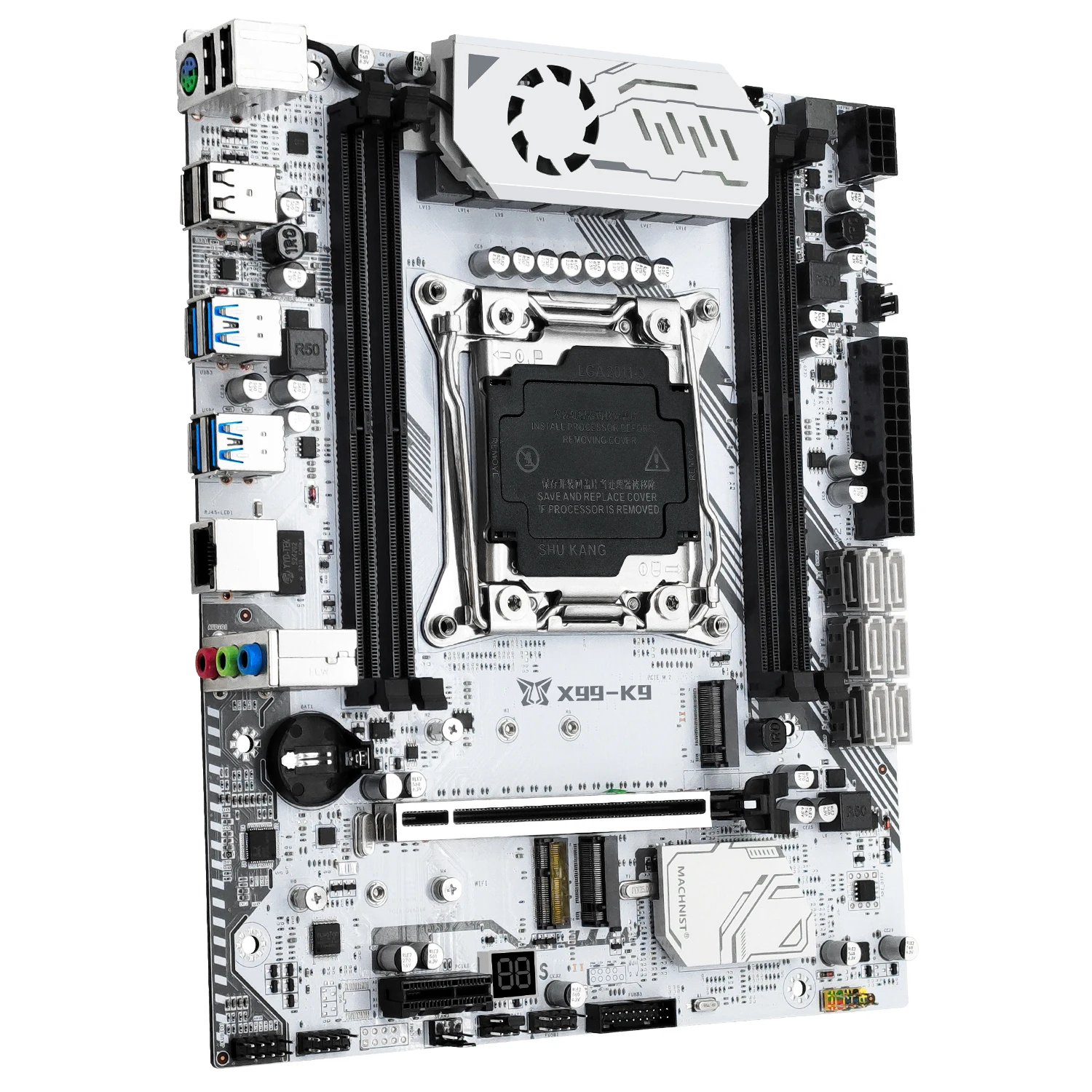 Imagem -02 - Motherboard Combo Kit Processador Lga 20113 Cpu Xeon e5 2660 v3 32gb Ddr4 Memória Ram 2133mhz Nvme M.2 Wifi k9 v5 Machinist-x99