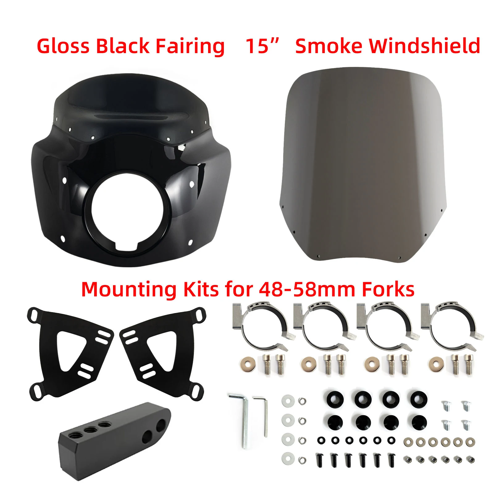 15 "دراجة نارية الجبهة هدية ل الطريق المحارب هدية ل هارلي دينا 06-17