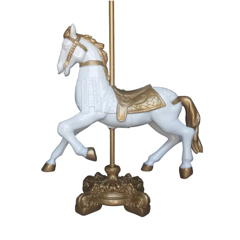 

Лидер продаж, большая скульптура лошади из стекловолокна, детская карусель, лошадь для уличного декора сада