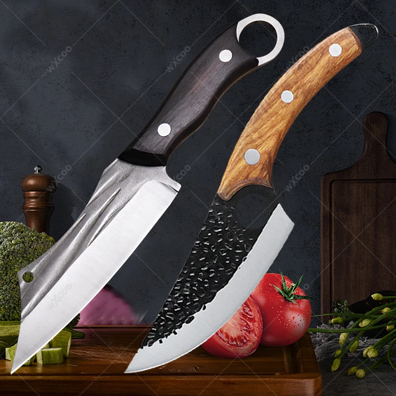 

Forged Boning Knife for Slicing Meat Stainless Steel Butcher Knife Meat Cutting Knife Kitchen Sharp Fish Meat Cleaver