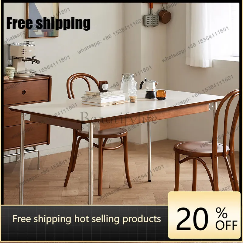zj.Party Designer Dining Tables Decorations Unique Expandable Black Dining Tables Modern Nordic Mesas Comedor Furniture For Home