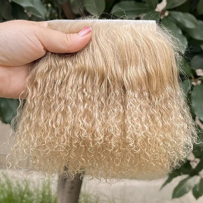 SD 브라이스 인형용 곱슬 가발 연장품, 1개 몽골 양털 인형 헤어 액세서리