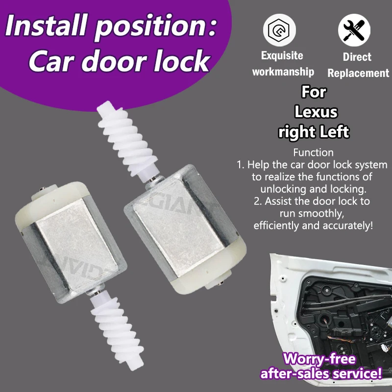 

AZGIANT KD630806/FC-280SB-16220 For Lexus GX460/CT200h/ES300h Car Upper Tailgate Lock Actuator DC Motor Electric unlocking tool