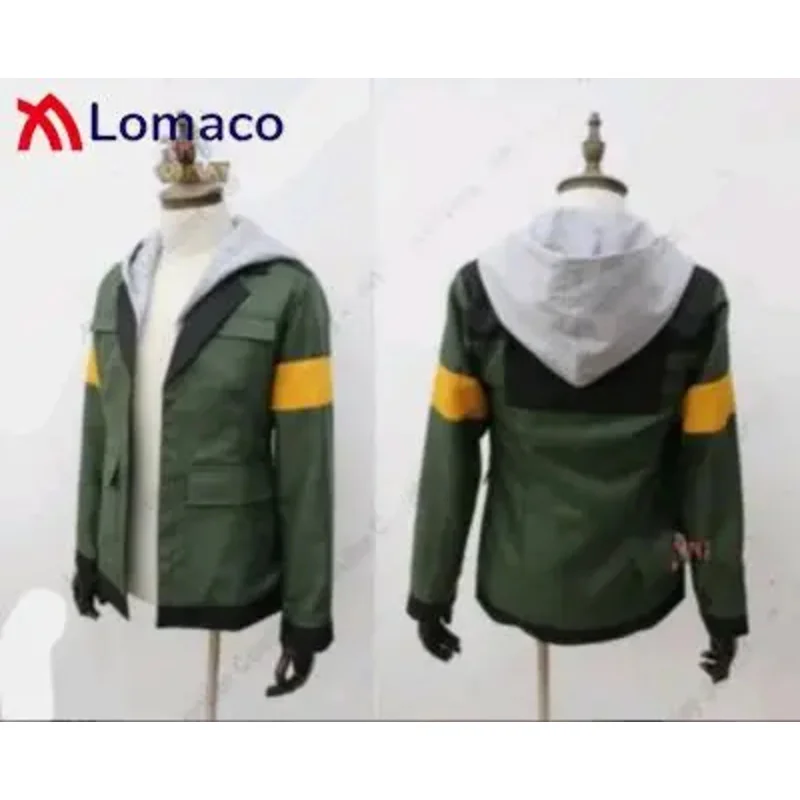 Voltron Legendary Defender Costume Cosplay Lance Giacca con cappuccio Carnevale di Halloween Top Cappotto su misura