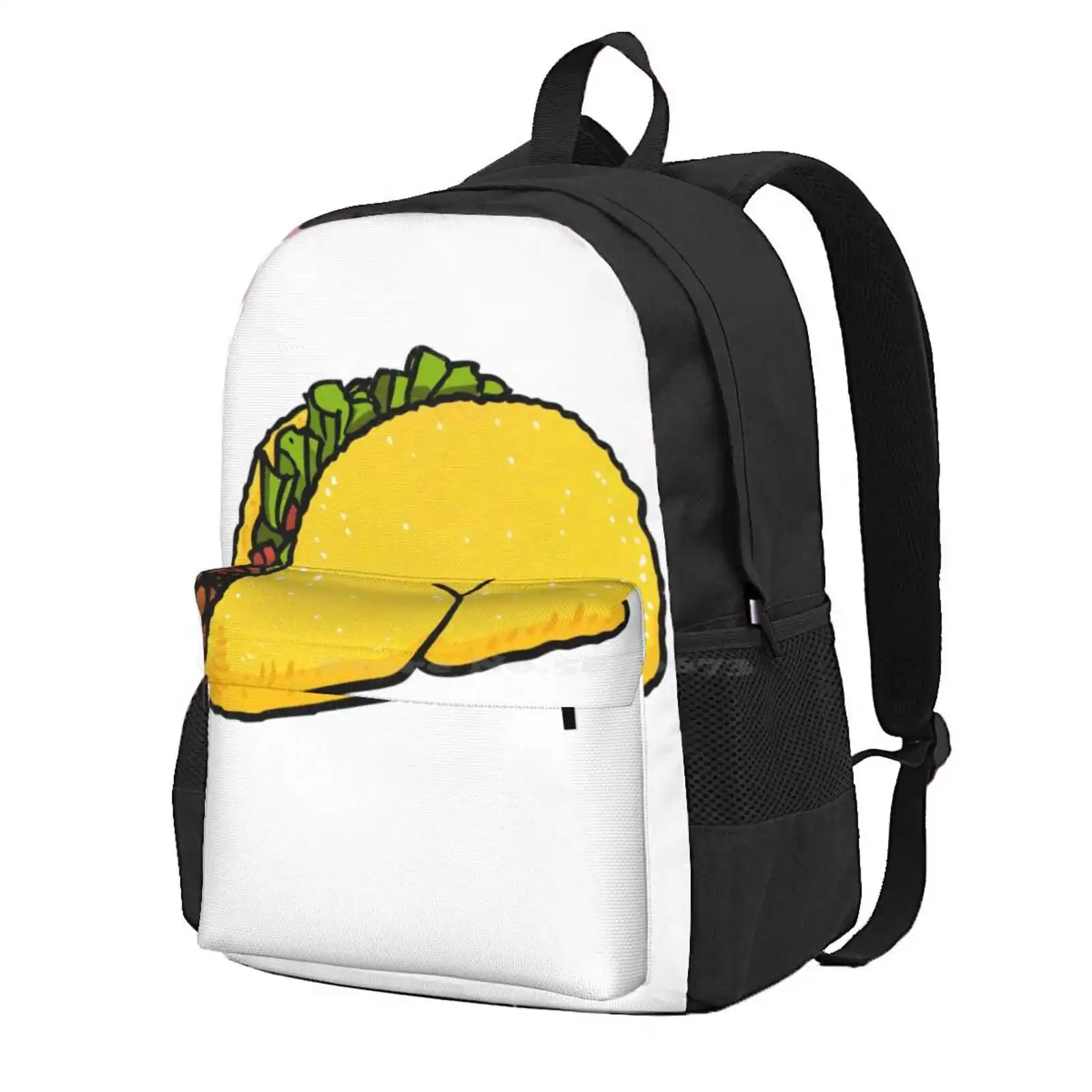 Taco Butt Hot Sale Schoolbag Backpack Fashion Bags Taco Mexico Mexican Texas Texmex Brian Cook Food Funny Wtf Buttsonthings