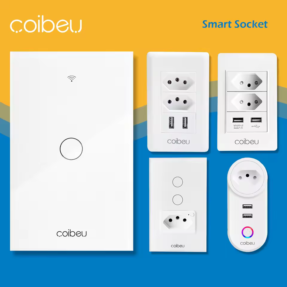 tomada interuptor inteligentes wifi,interruptor wi fi inteligente,tuya,alexa,automação residencial inteligente ,do brasil,
