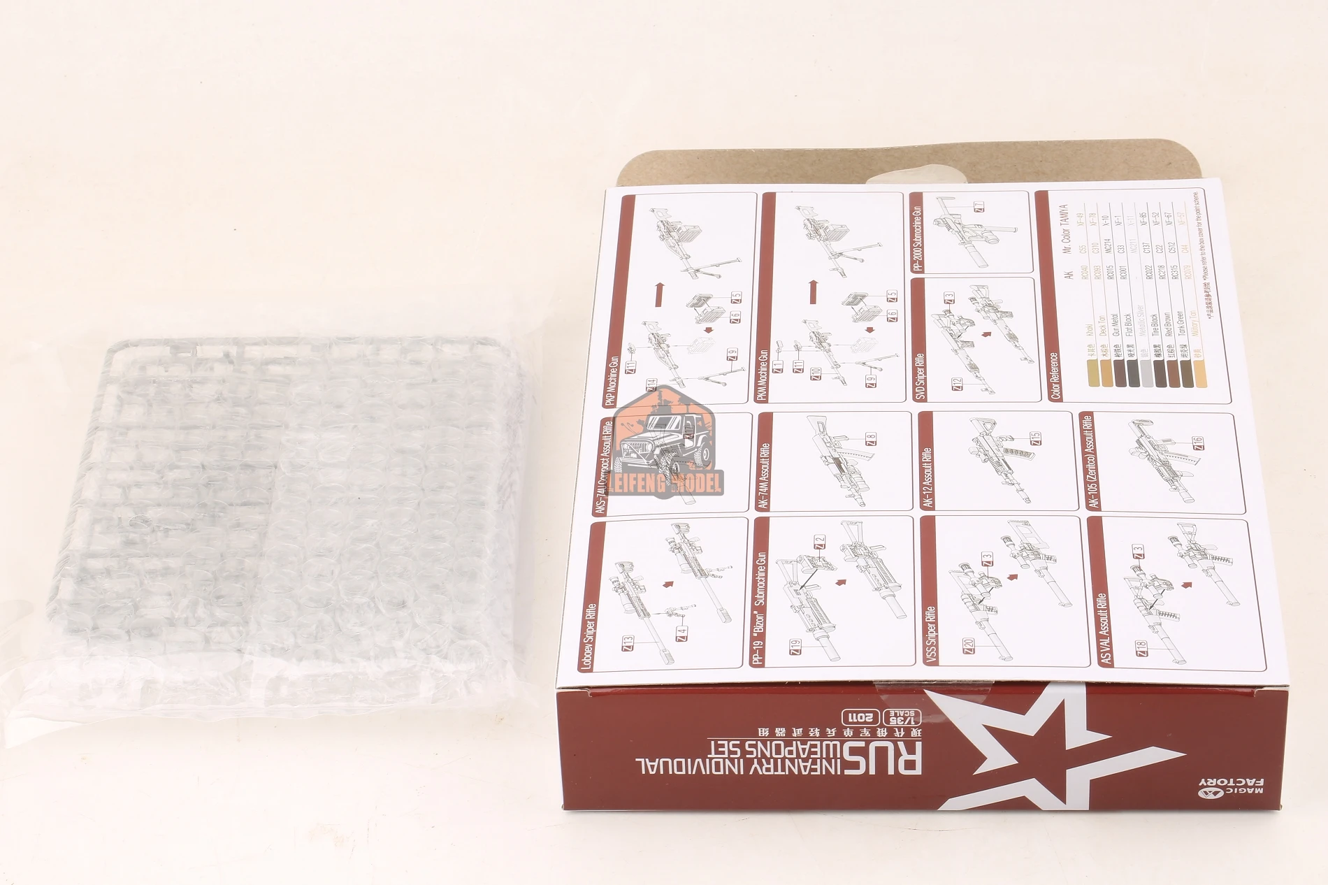 MAGIC FACTORY 2011 1/35 Scale Rus Infantry Individual Weapons Set Model