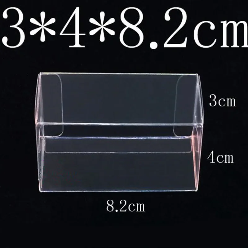 ThickeningPVC Clear MATCHBOX TOMY Toy Car Model 1/64 TOMICA  Protection Box 1000PCS 82*40*30mm