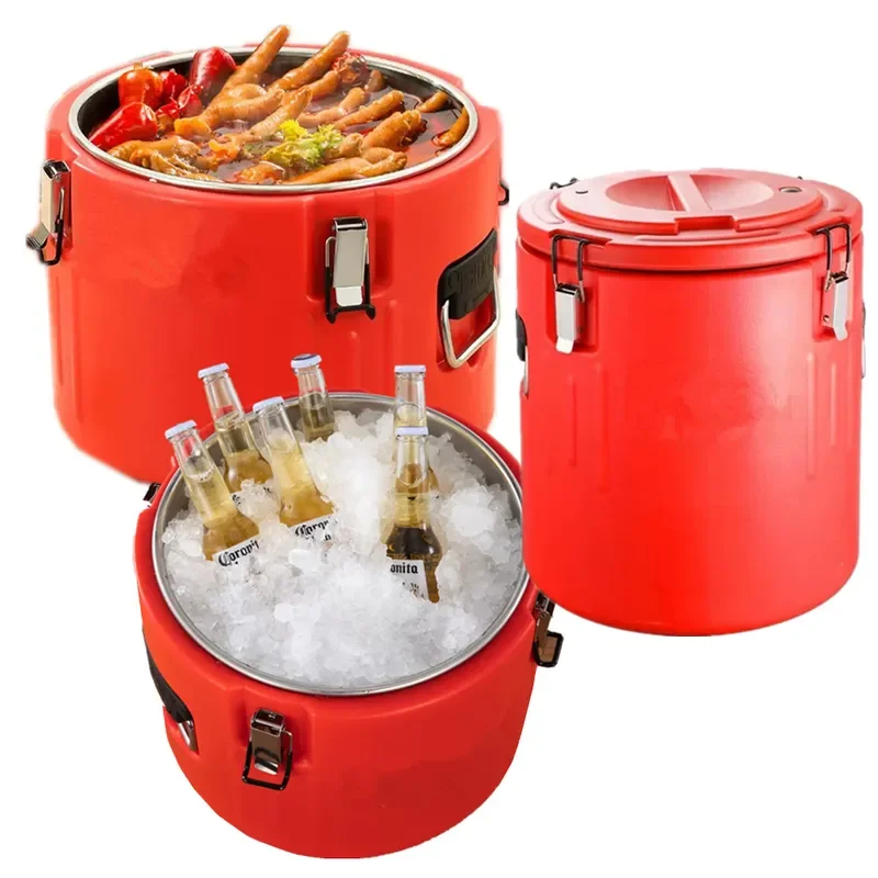 70L Stainless Steel Insulated Food Warmer Box Large Capacity Thermal Container for Catering Buffet Heat Preservation Cooler