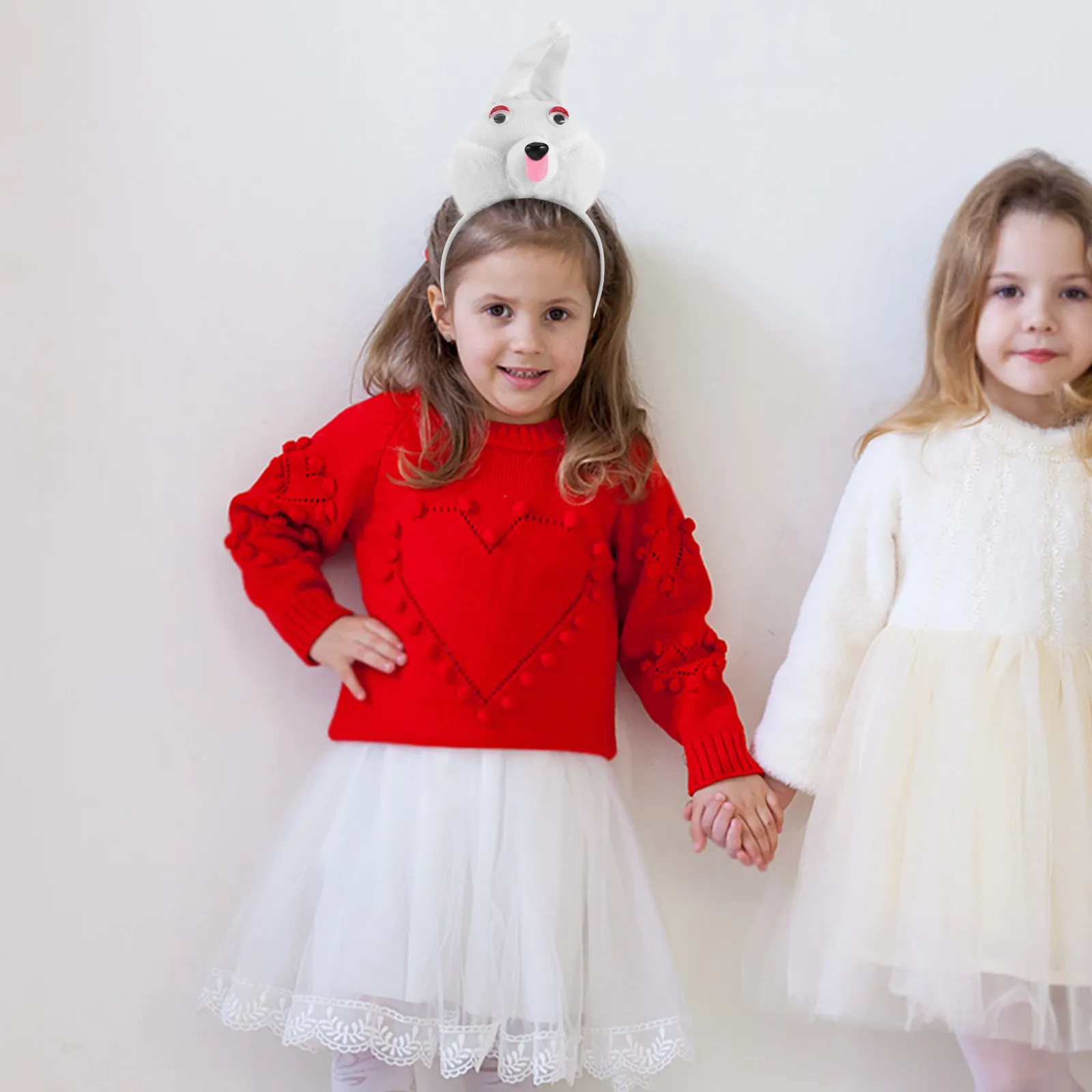 

Kids Cartoon Rabbit Ear Headband Soft Comfortable Easter Bunny Hair Hoop for Cosplay Party Faux Fur Headband Bunny Hair Hoop