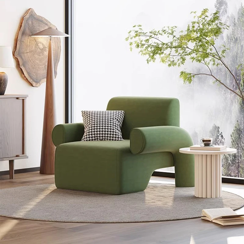 Leniwy fotel Krzesła do salonu Przebranie Mobilne krzesła dla dorosłych Nowoczesne designerskie krzesła Salon Nordic Fauteuil Salon Dekoracje wnętrz