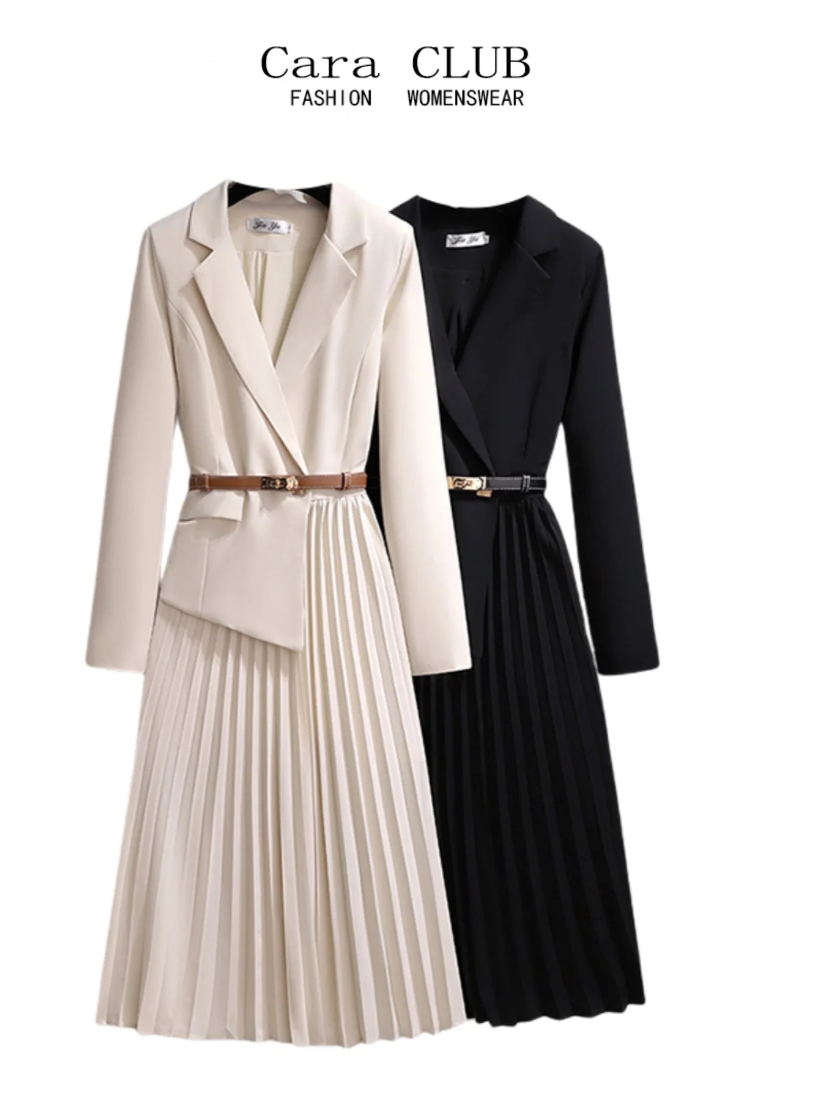 

Faionable женский костюм больших размеров Dr с высокой талией А-силуэта French Sle из ПВХ, длинный свеч V-Ne Midi Dr for Early ...