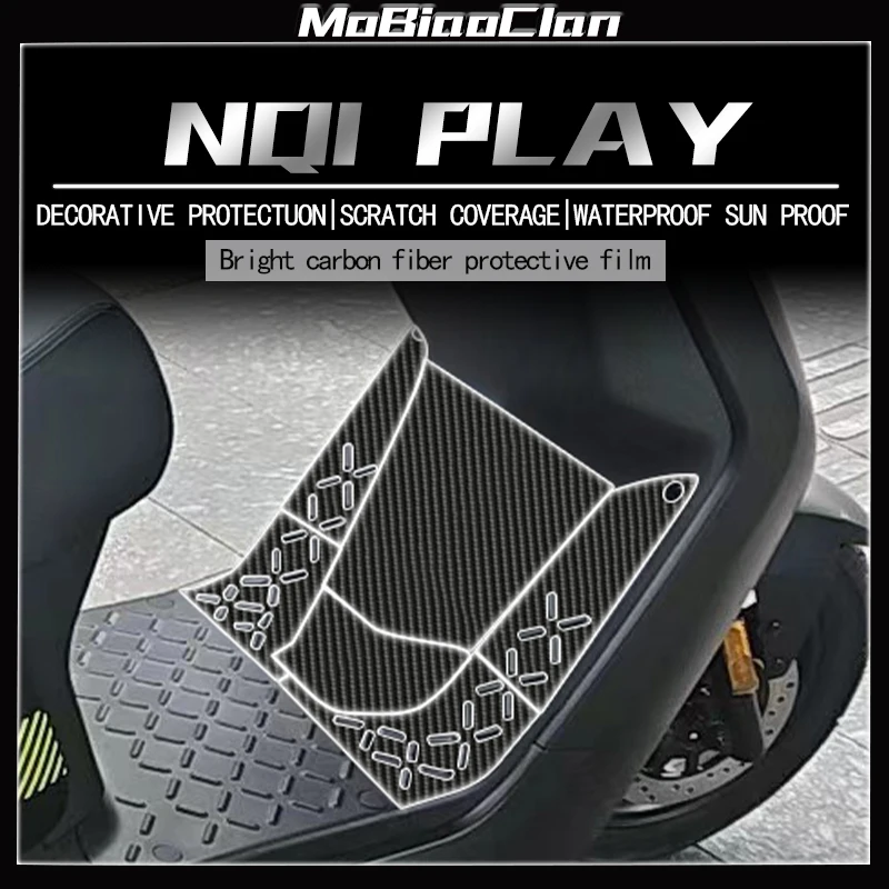 

For NIU NQI PLAY 6D Motorcycle carbon fiber stickers film decoratin and protection sticker modified accessories