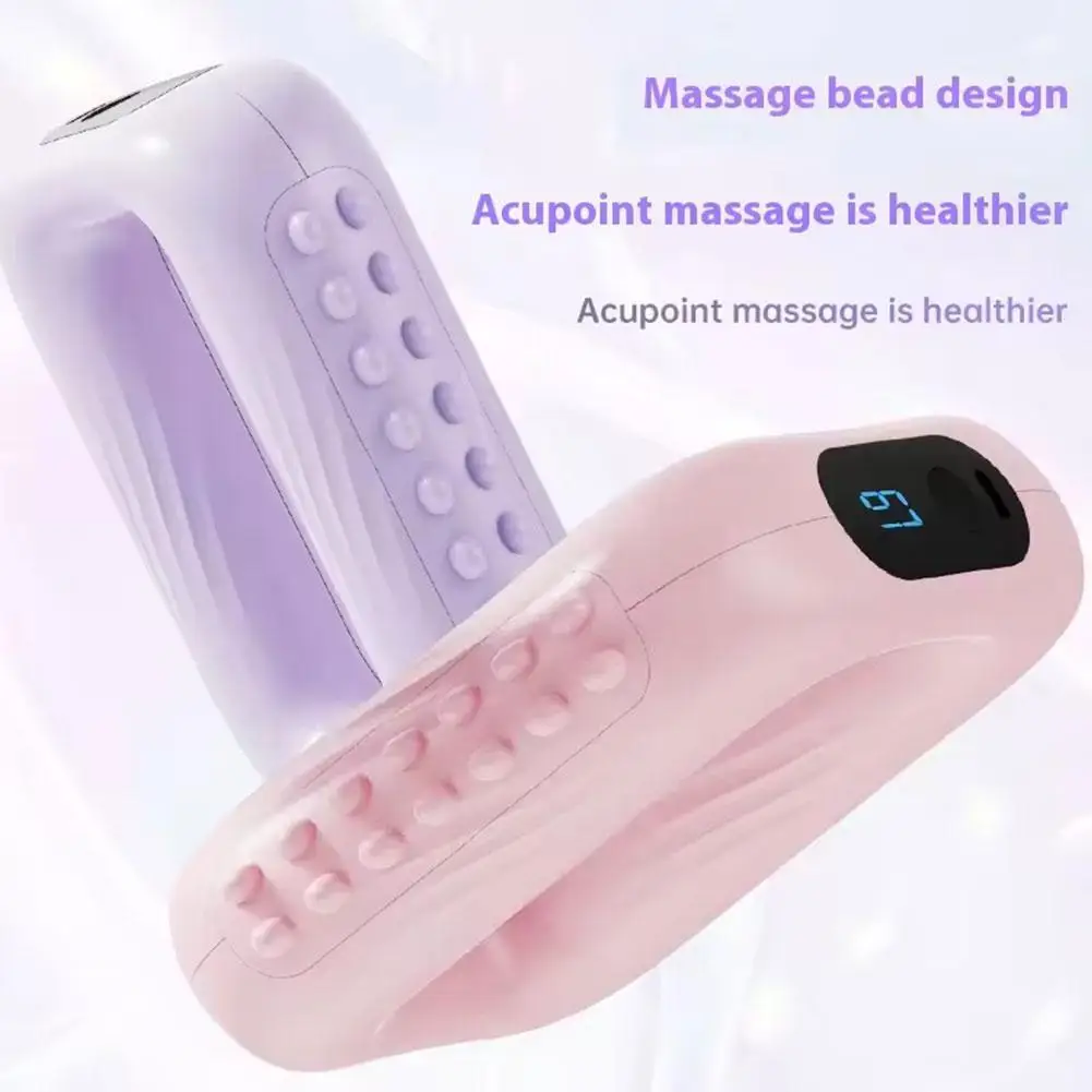 Electric Fascia Ring Muscle Relaxation Portable Massager 5 Speeds Ultra Quiet Cordless Handheld Body Massager With Waist Belt