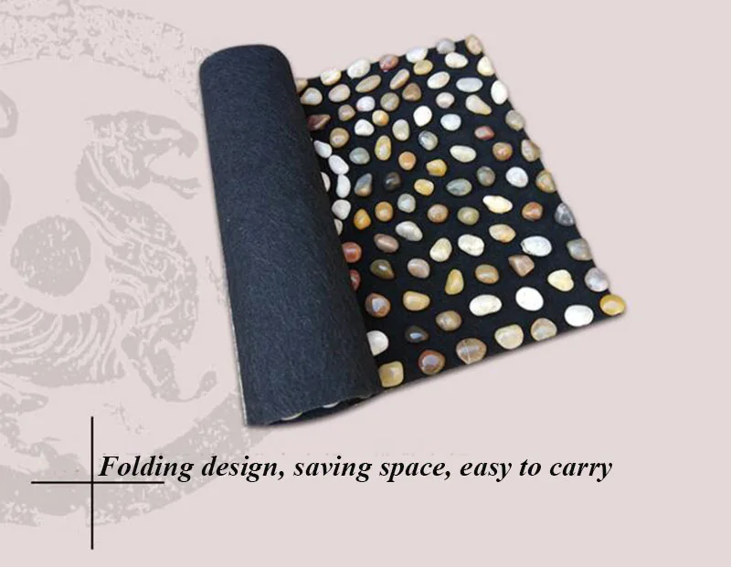 HANRIVER 40*70 سم تدليك الحصى تدليك القدم وسادة تدليك القدم/طرق الحصى بطانية #5