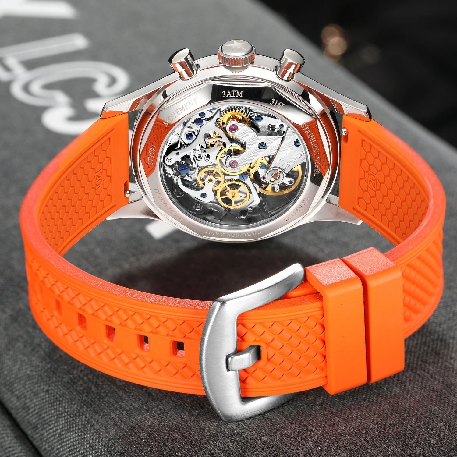 SEAKOSS Saffierglas 1963 Pilot - Chronograph Mechanical Watch Seagull 1963 recensie en prijs