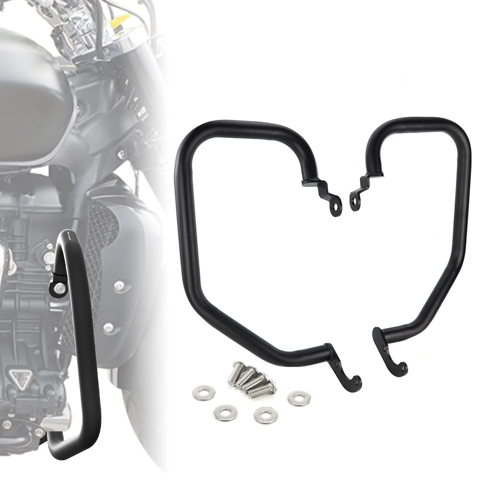 

Motorcycle Highway Crash Bar Frame Protector Guard Block Engine Guard Fit For Triumph Rocket 3 / Rocket III 2003-2017 2018 2019