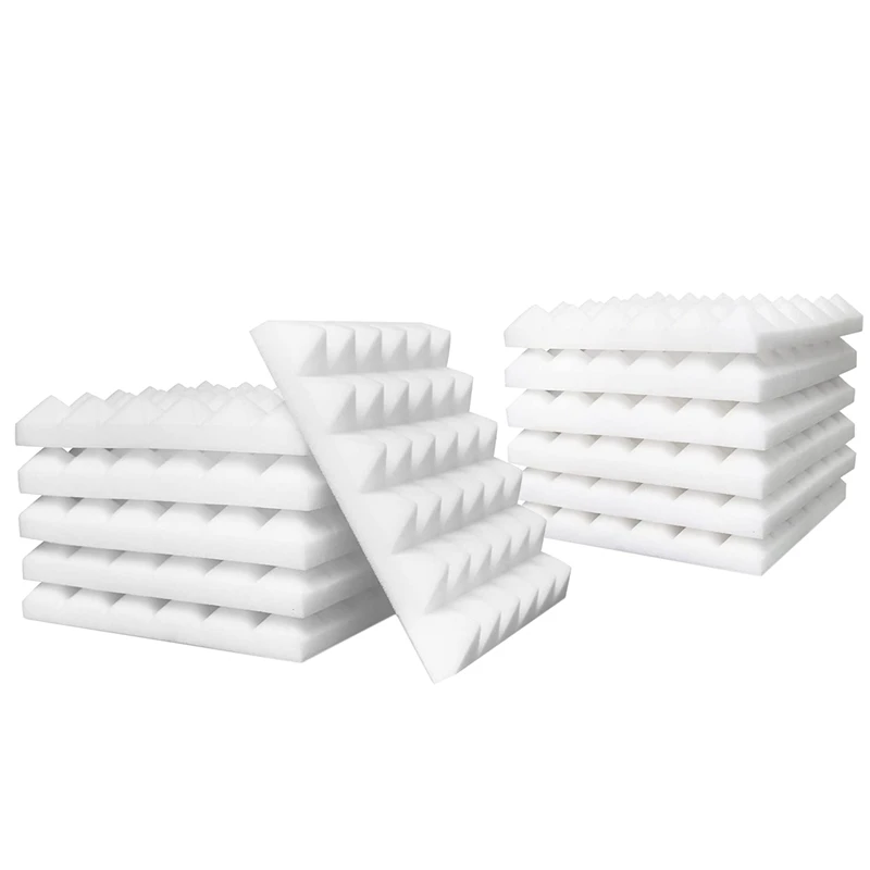 RISE-24X Painéis Acústicos, Espuma Acústica Para Estúdio De Gravação/Sala Ao Vivo Painéis De Parede Insonorizados, Painéis De Espuma À Prova De Som