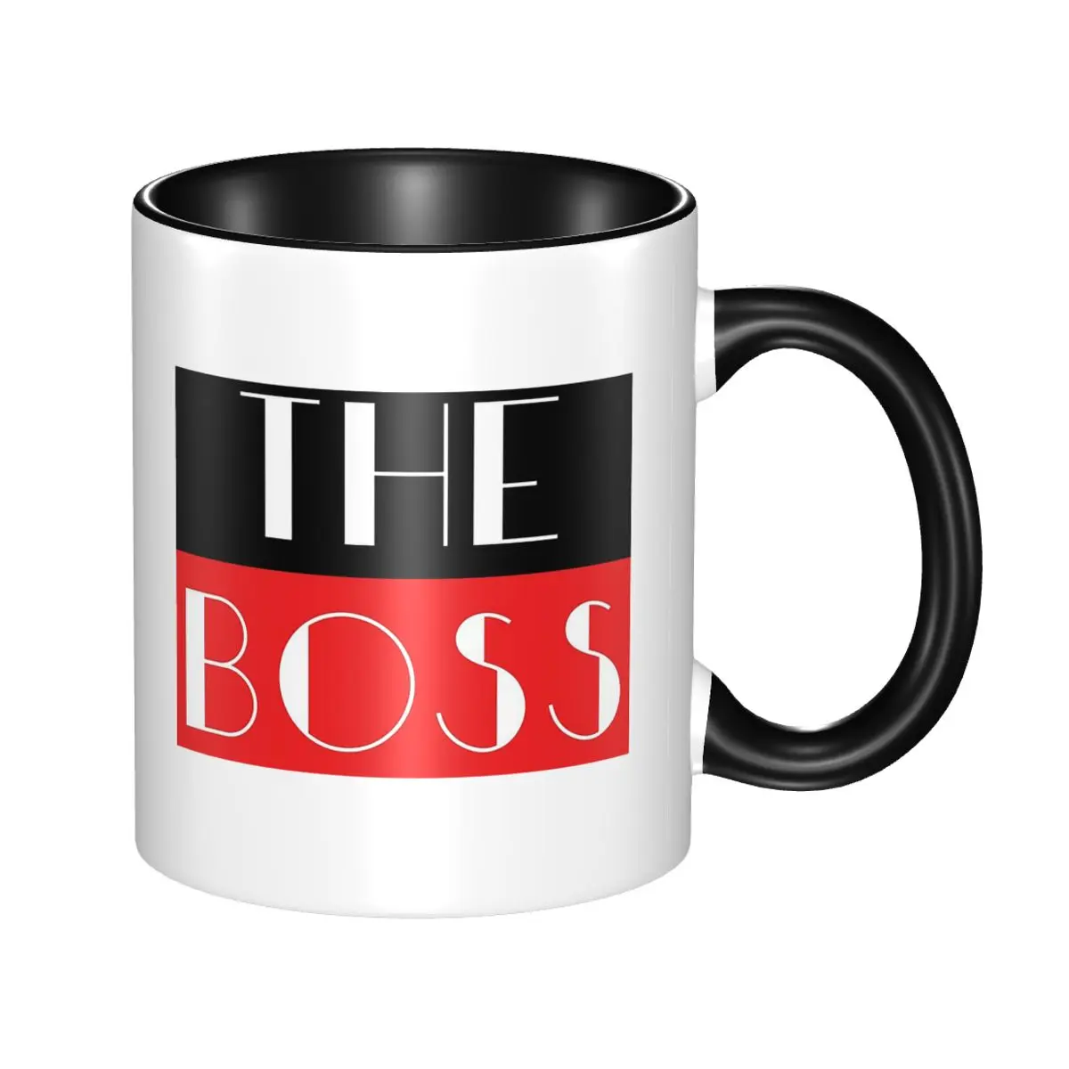 The Boss The Real Boss Mug Funny Ceramic Coffee Cups Tea Mugs Milk Cup Drinkware Gifts for Friends