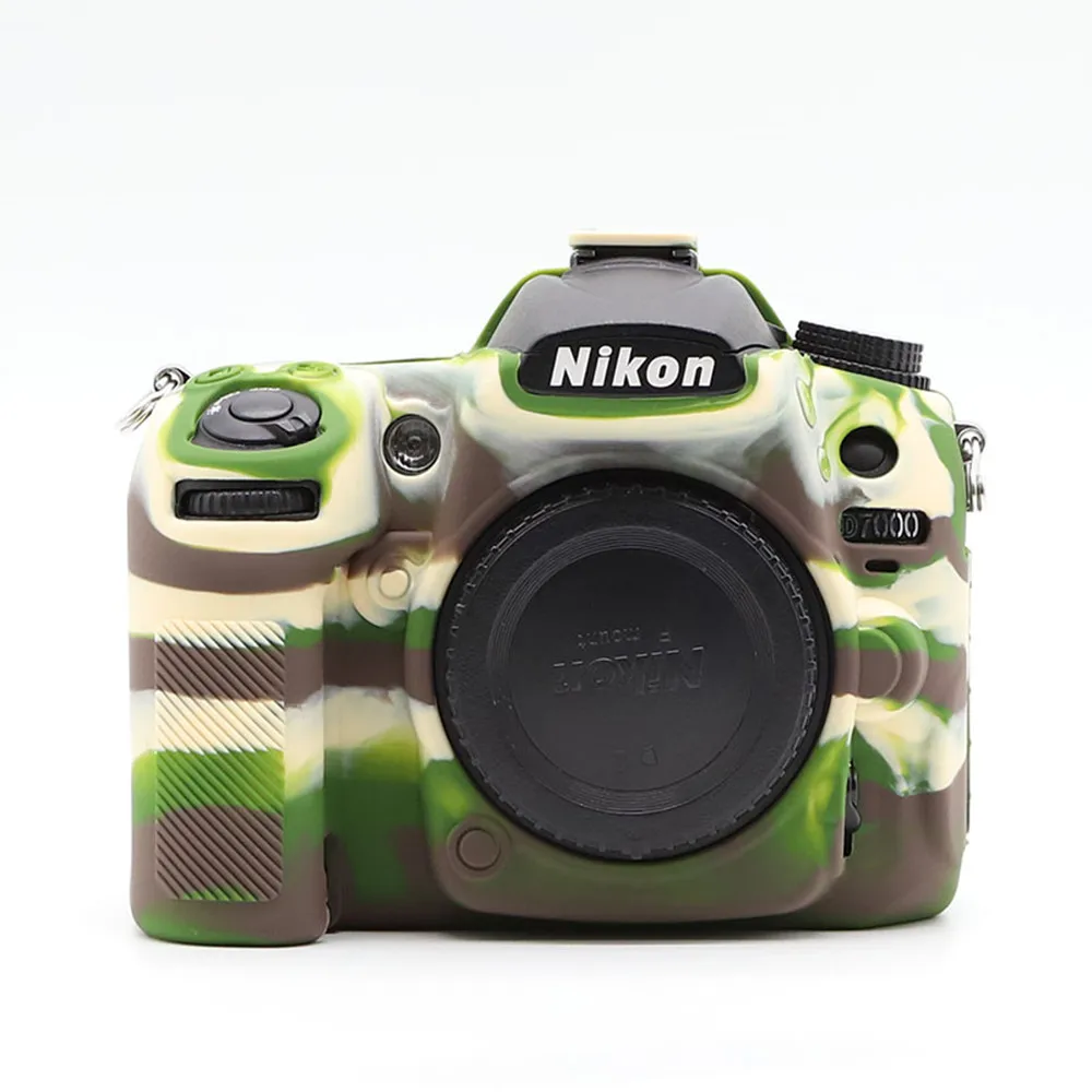 Rubber Silicone Case Cover Protector for Nikon D800 D810 D3300 D3400 D3500 D5200 D5300 D5500 D5600 D7000 DSLR Camera Soft Frame