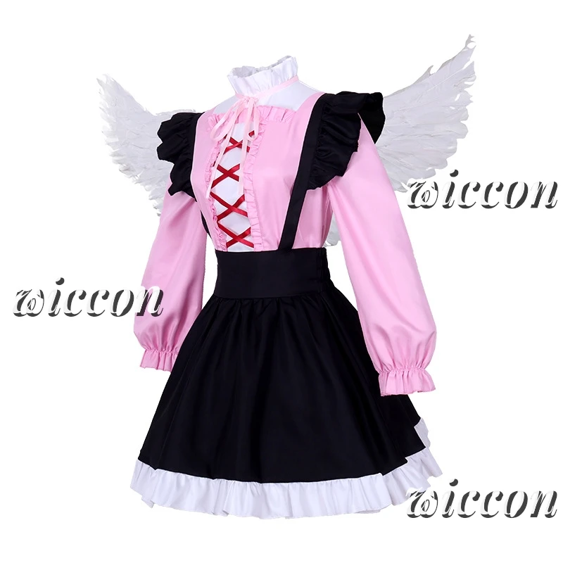 

Project Sekai Colorful Stage Kawaii Kiritani Haruka Hanasato Minori Cosplay Dress Wings Halloween Carnival Uniform