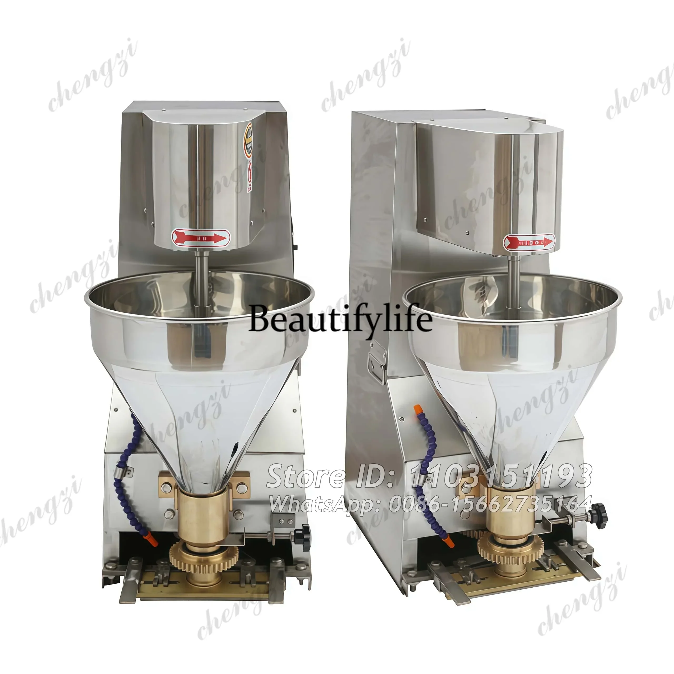 1100W Table Top Automatic Meatball Making Machine Fish Pork Beef Meat Ball Maker Forming Machine With 18mm 22mm 26mm Moulds