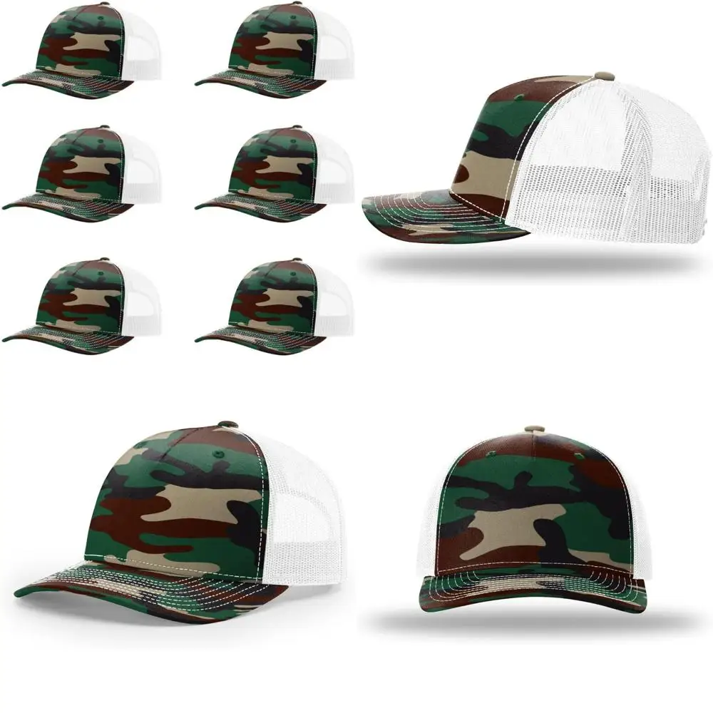 

Classic Fit Five-Panel Snapback Trucker Cap, Adjustable, Bulk Pack Options, One Size Fits Most
