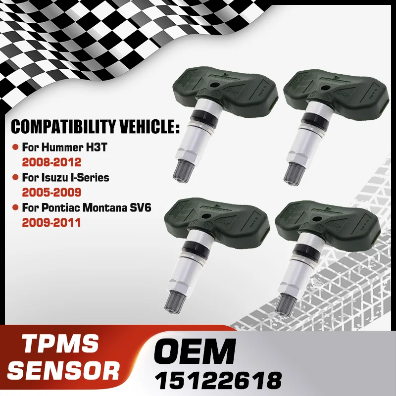 

Car TPMS Tire Pressure Sensor For Hummer H3T 2008-2012 Isuzu I-Series 2005-2009 Pontiac Montana SV6 2009-2011 15122618 20927604
