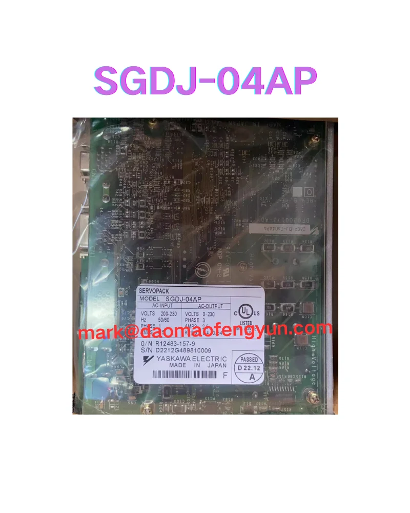 

SGDJ-04AP New SERVOPACK,