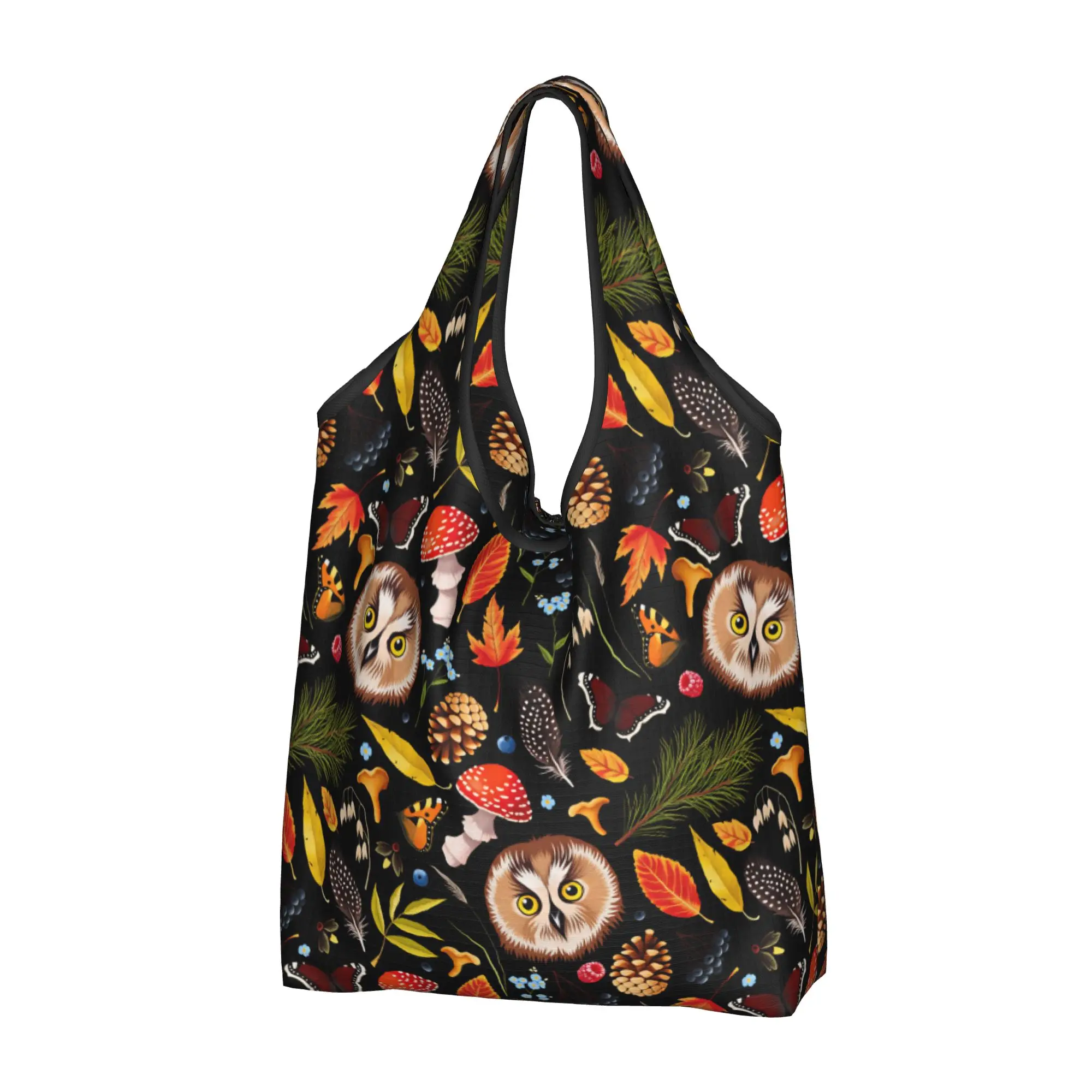 bolsa-de-compras-com-estampa-de-coruja-da-floresta-de-outono-sacola-de-compras-feminina-personalizada-bolsa-de-ombro-de-grande-capacidade