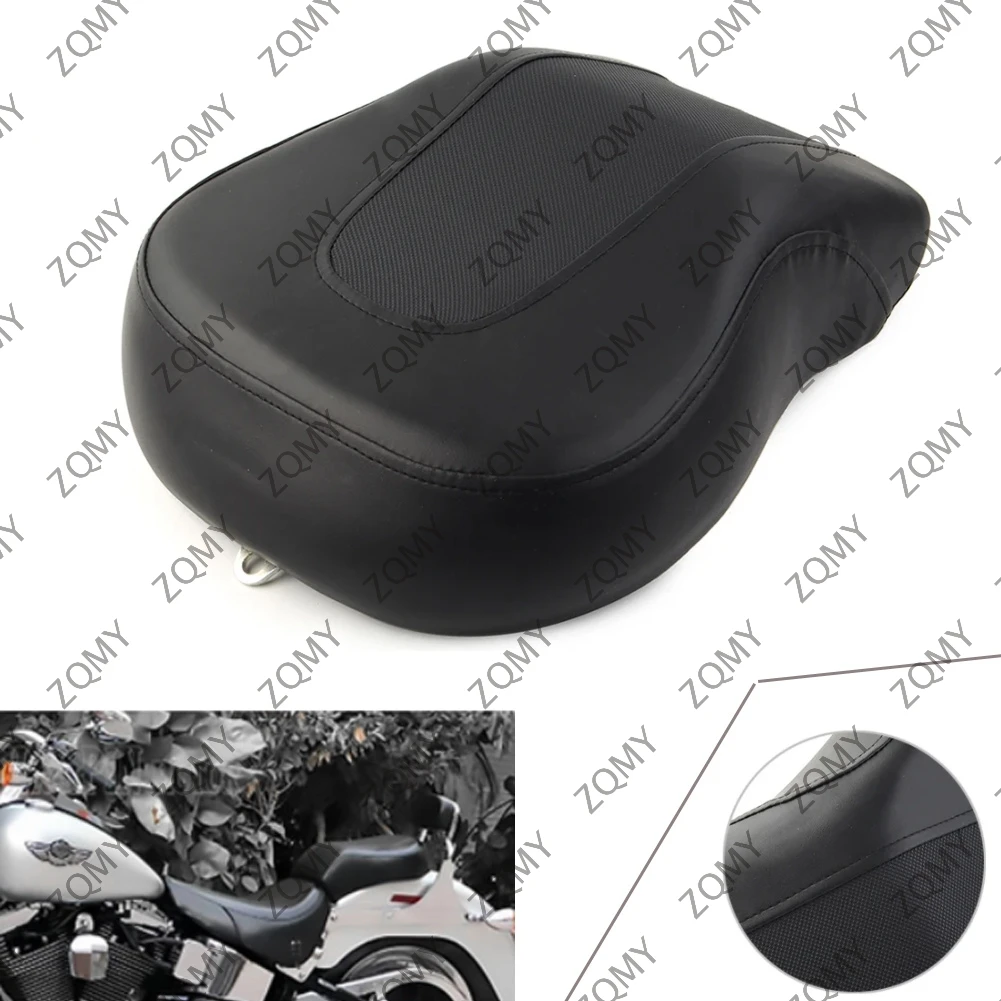 

Motorbike Rear Passenger Seat Cushions Pillion Cover For Harley Softail Fat Boy FLSTF 2008 2009 2010 2011 2012 2013 2014