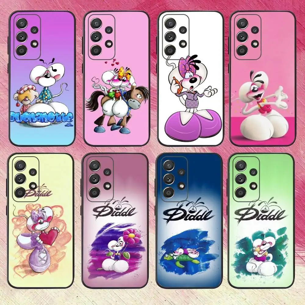 

CUTE D-Diddl R-Rat-DR Phone Case For Samsung S25,S24,S21,S22,S23,S30,Ultra,S20,Plus,Fe,Lite,Note,10,Black Cover