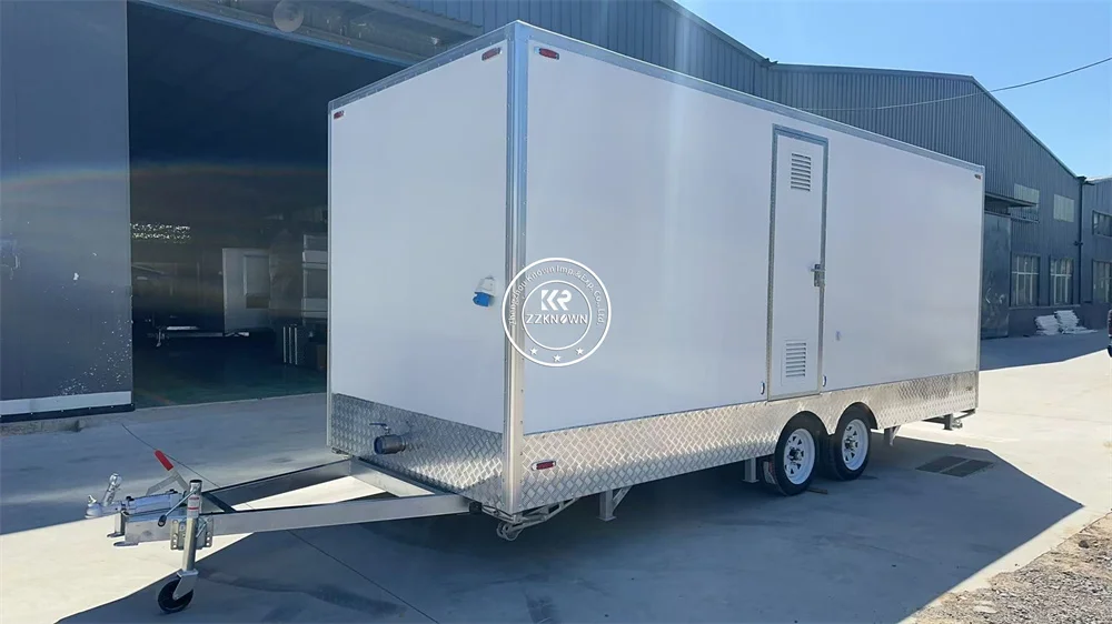 Remorque de toilettes Portable Standard australien, remorque de toilettes publiques, remorque de salle de bains de luxe Mobile pour les états-unis