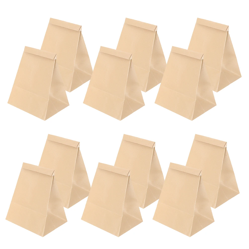 

12pcs Vomit Bag Self Sealing Kraft Paper Waterproof Travel Car Sickness Pregnant Women Outdoor Garbage Bags Multiple Use Road