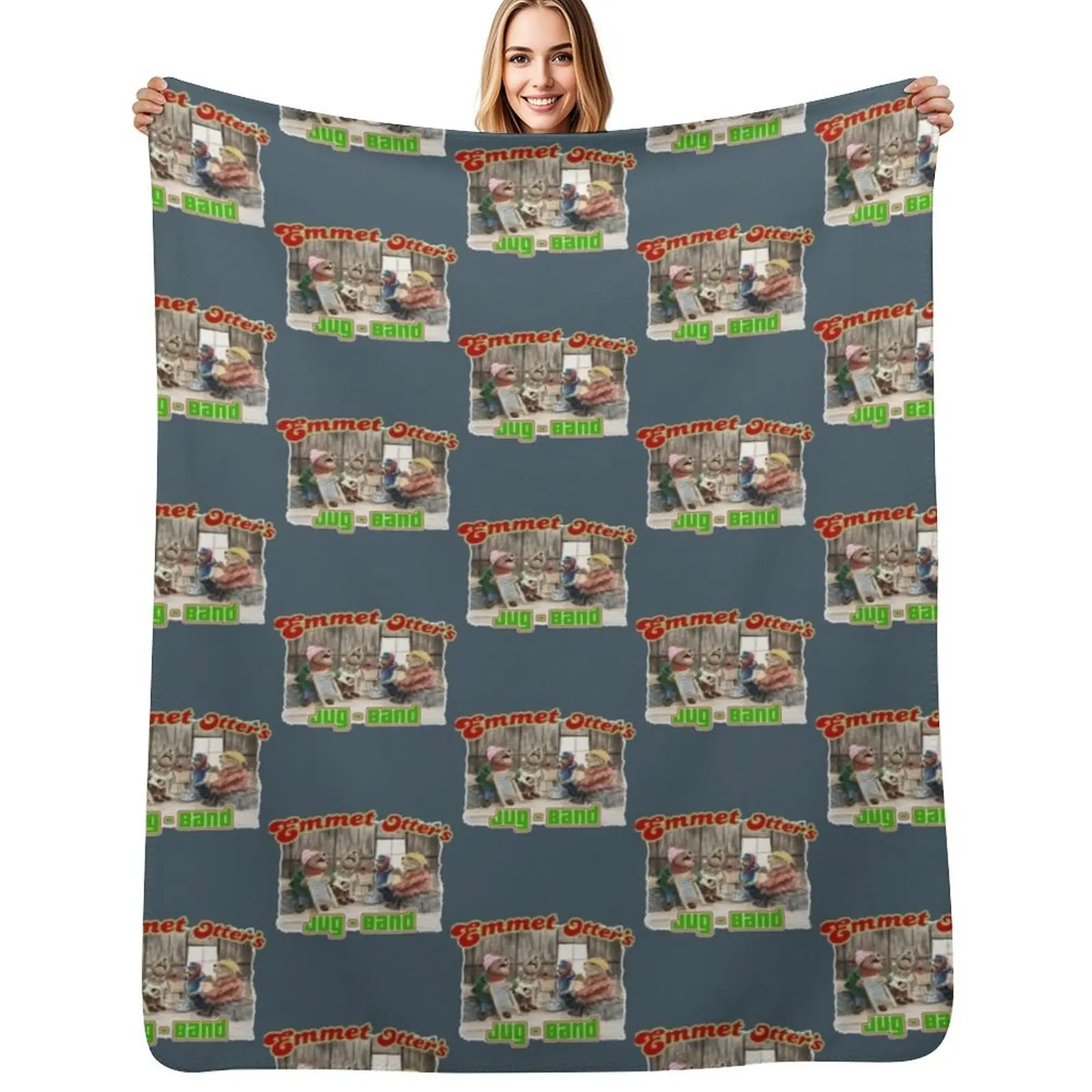 

Emmet Otter Emmet otters Throw Blanket Compact Warm Blanket for Car Road Trip