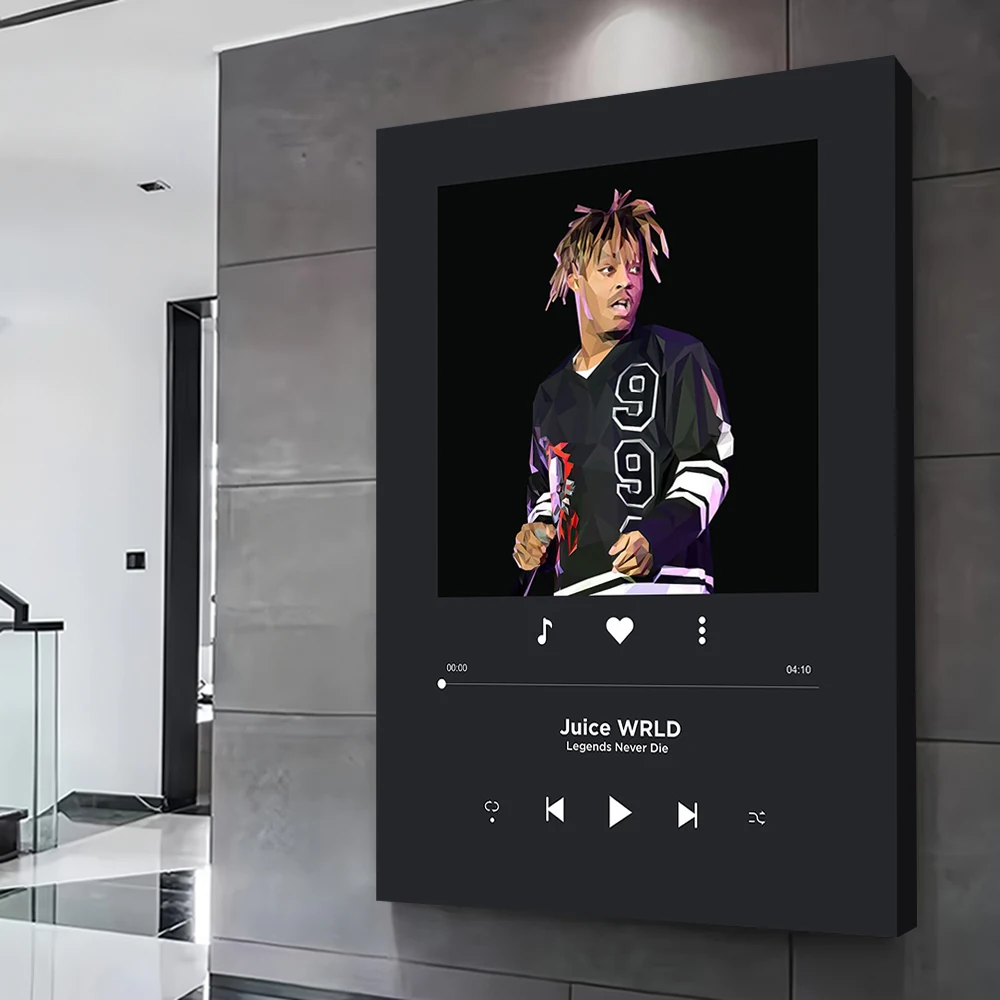 Music Player Printed Poster Customizable Pictures Wall Art Canvas Painting for Room Decorating Interior Bedroom Decoration Home
